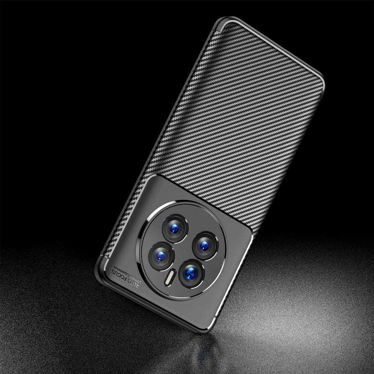 For Huawei Mate 50 Carbon Fiber Texture Fine Hole TPU Phone Case(Blue)