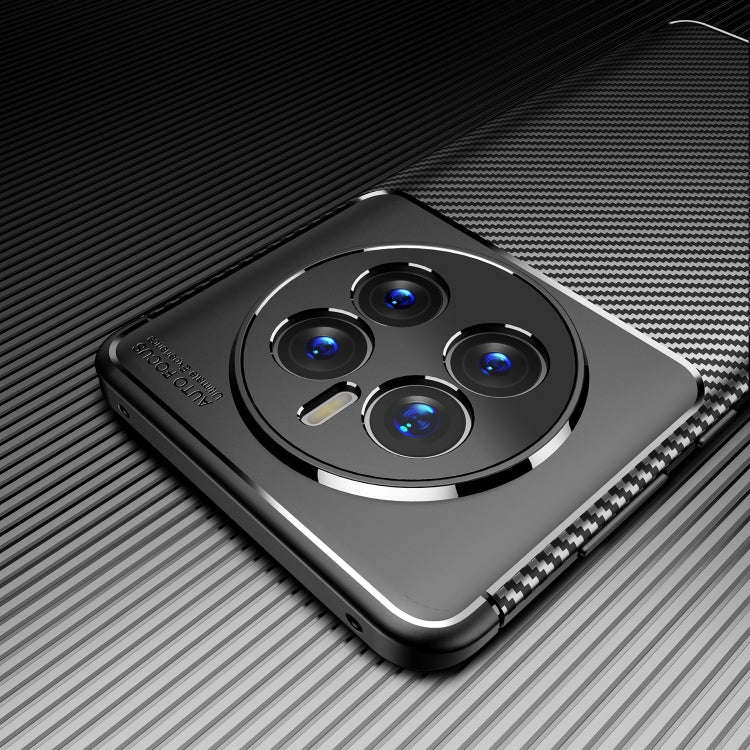 For Huawei Mate 50 Carbon Fiber Texture Fine Hole TPU Phone Case(Blue)