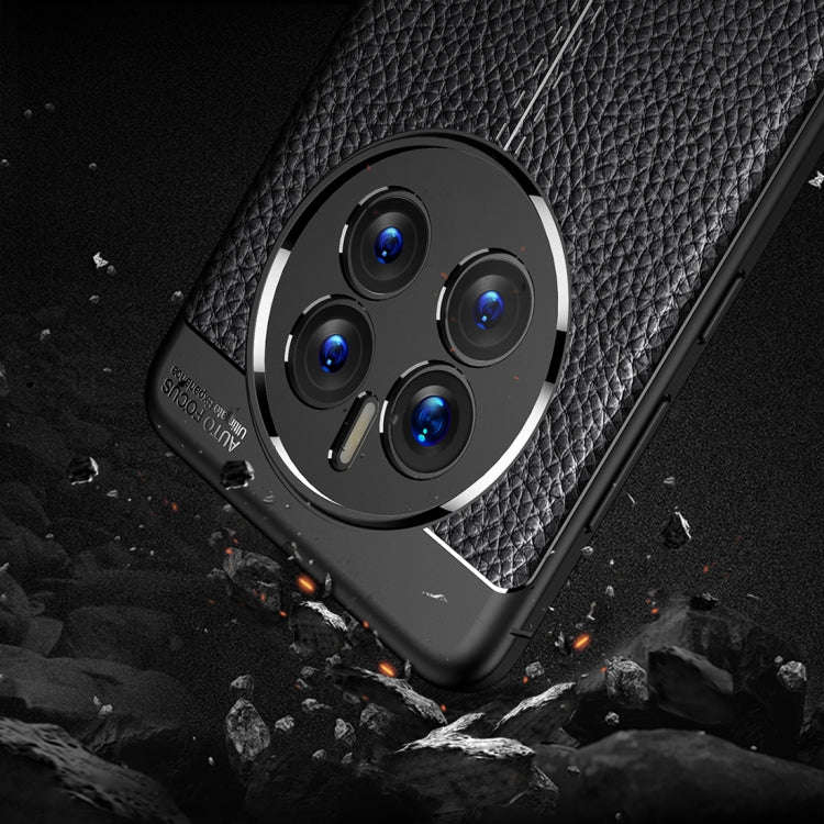 For Huawei Mate 50 Litchi Texture TPU Phone Case(Blue)