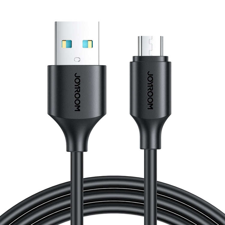 JOYROOM S-UM018A9 2.4A USB to Micro USB Fast Charging Data Cable, Length:1m(Black)