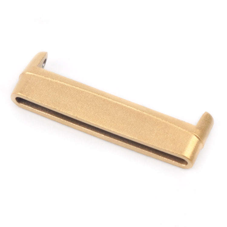 For Fitbit Versa 4 / Sense 2 1 Pair Universal Metal Watch Band Connectors(Gold)