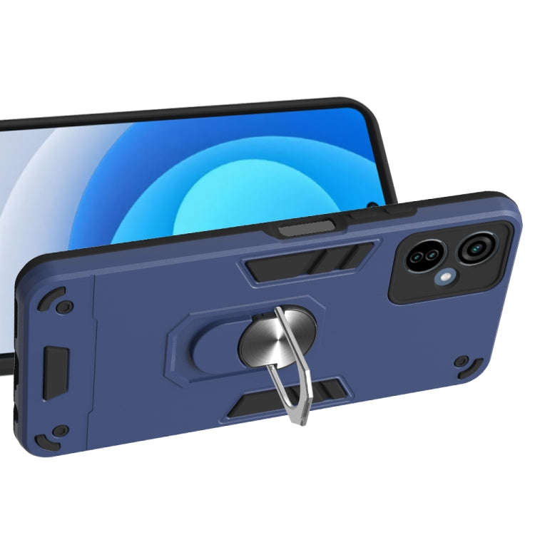 For Tecno Camon 19 Neo 2 in 1 Armour Series PC + TPU Protective Phone Case(Blue)