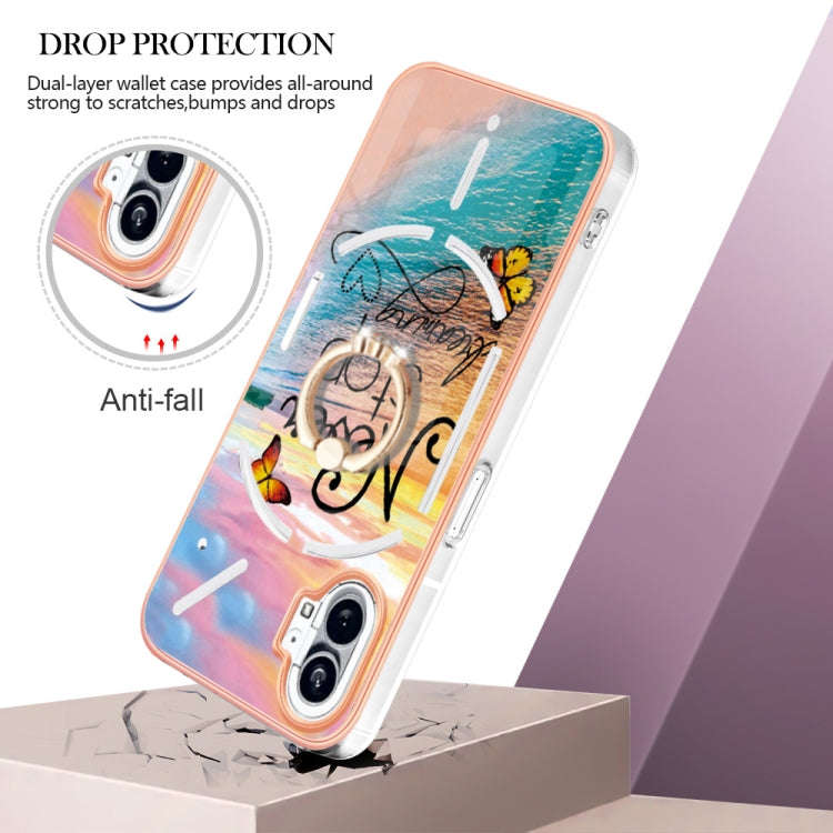 For Nothing Phone 1 Electroplating IMD TPU Phone Case(Dream Butterfly)