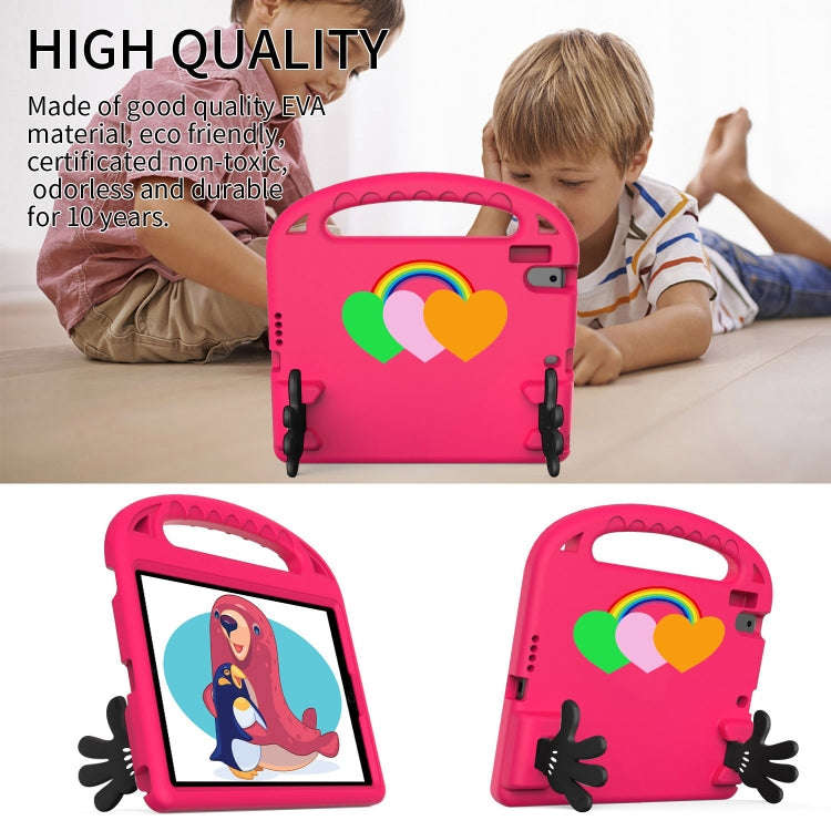 For Lenovo Tab M10 HD TB-X505F/N 10.1 inch Love Small Palm Holder EVA Tablet Case(Rose Red)