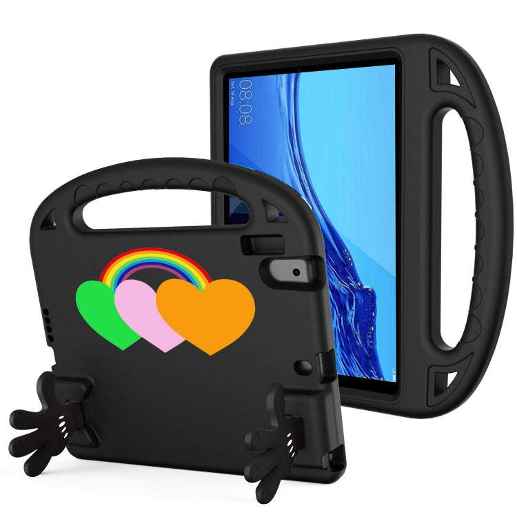 For Lenovo Tab M10 FHD TB-X605FC 10.1 Love Small Palm Holder EVA Tablet Case(Black)
