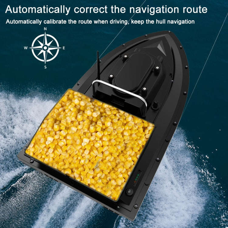 D12F Multi-function Intelligent Remote Control Nest Ship Fishing Bait Boat, With Decoupler(EU Plug)