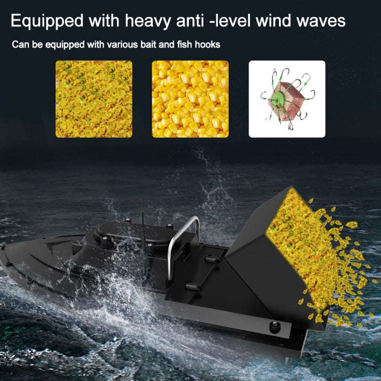 D12F Multi-function Intelligent Remote Control Nest Ship Fishing Bait Boat, With Decoupler(EU Plug)