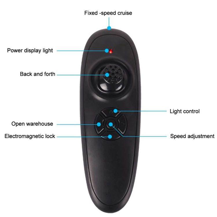 D12F Multi-function Intelligent Remote Control Nest Ship Fishing Bait Boat, With Decoupler(EU Plug)