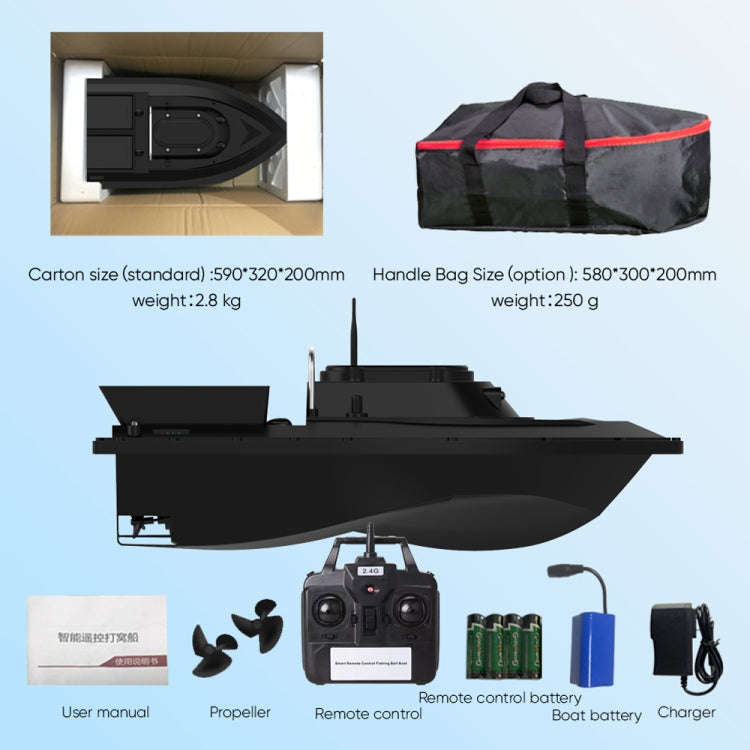 D12C Multi-function Intelligent Remote Control Nest Ship Fishing Bait Boat(US Plug)