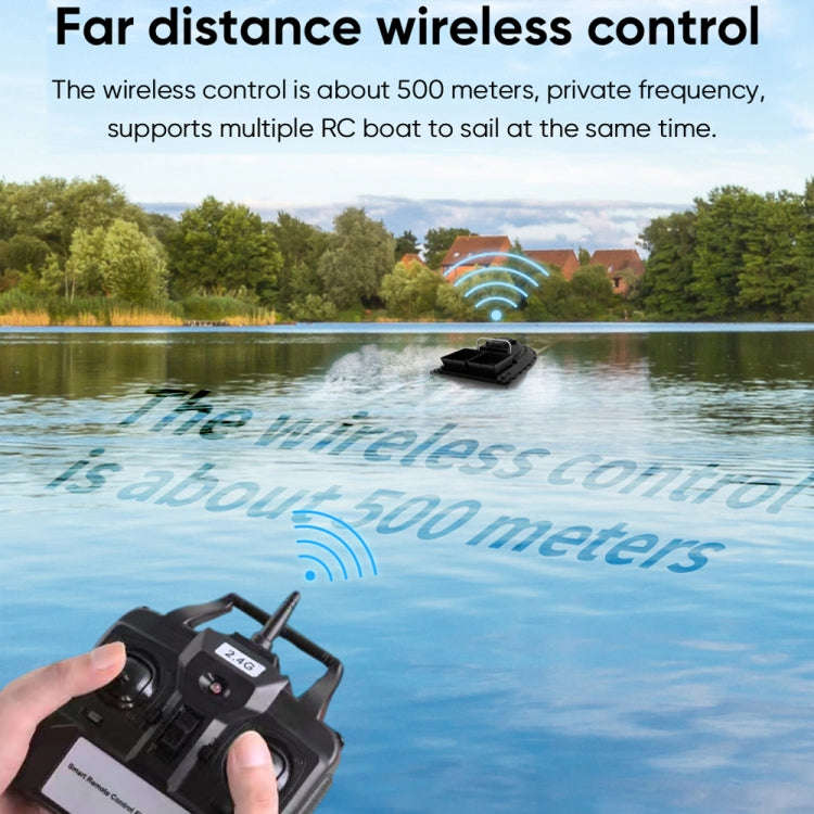 D12C Multi-function Intelligent Remote Control Nest Ship Fishing Bait Boat(US Plug)