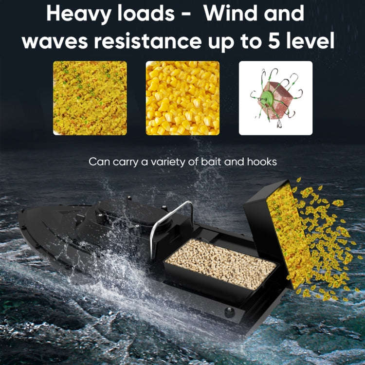 D12C Multi-function Intelligent Remote Control Nest Ship Fishing Bait Boat(US Plug)