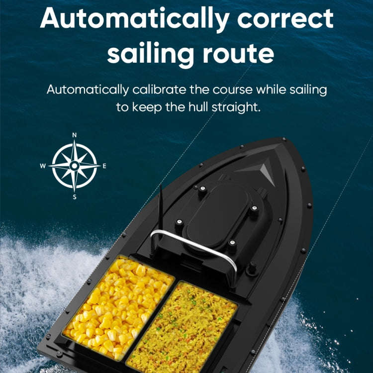 D12C Multi-function Intelligent Remote Control Nest Ship Fishing Bait Boat(US Plug)
