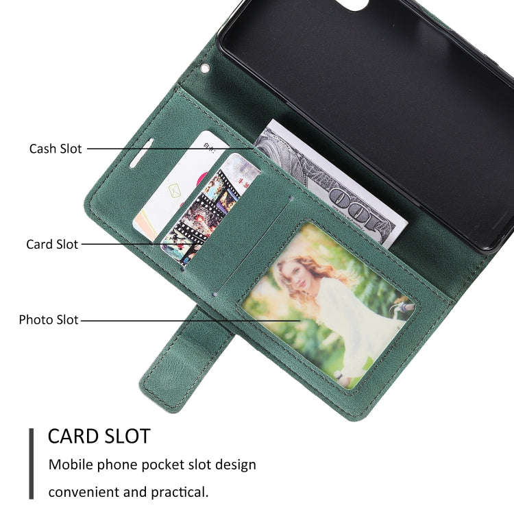 For Sony Xperia 10 IV Skin Feel Splicing Leather Phone Case(Green)