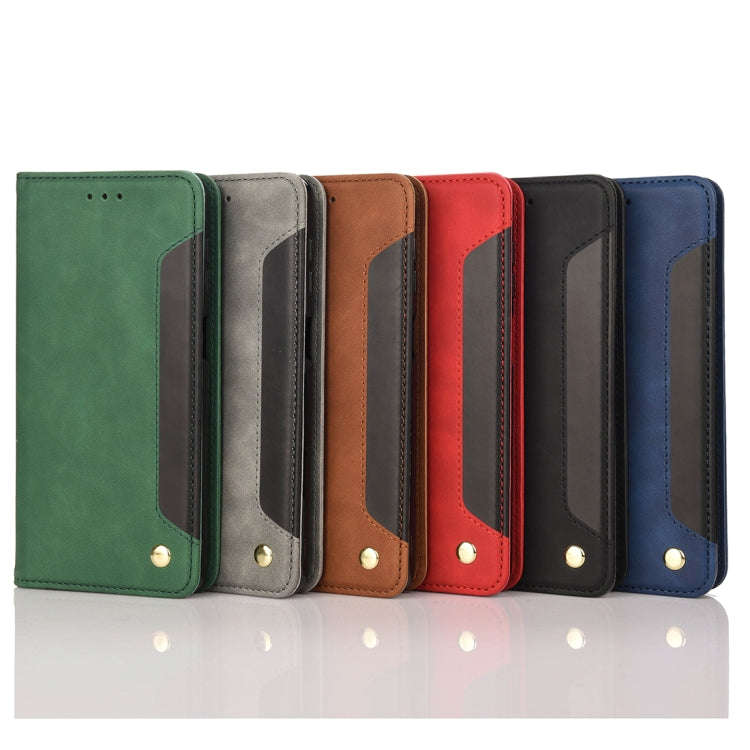 For Nothing Phone 1 Skin Feel Splicing Leather Phone Case(Blue)