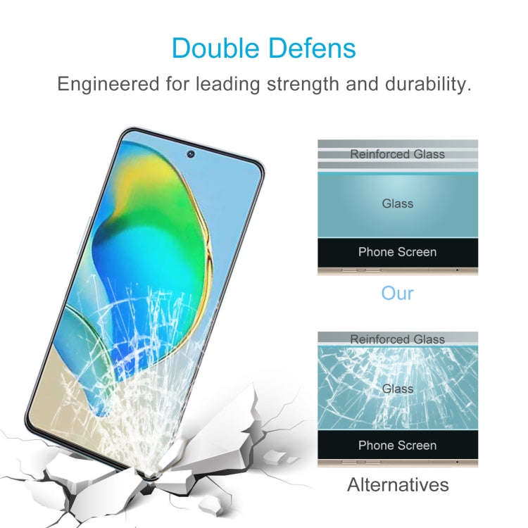 For ZTE Axon 40 SE 50pcs 0.26mm 9H 2.5D Tempered Glass Film