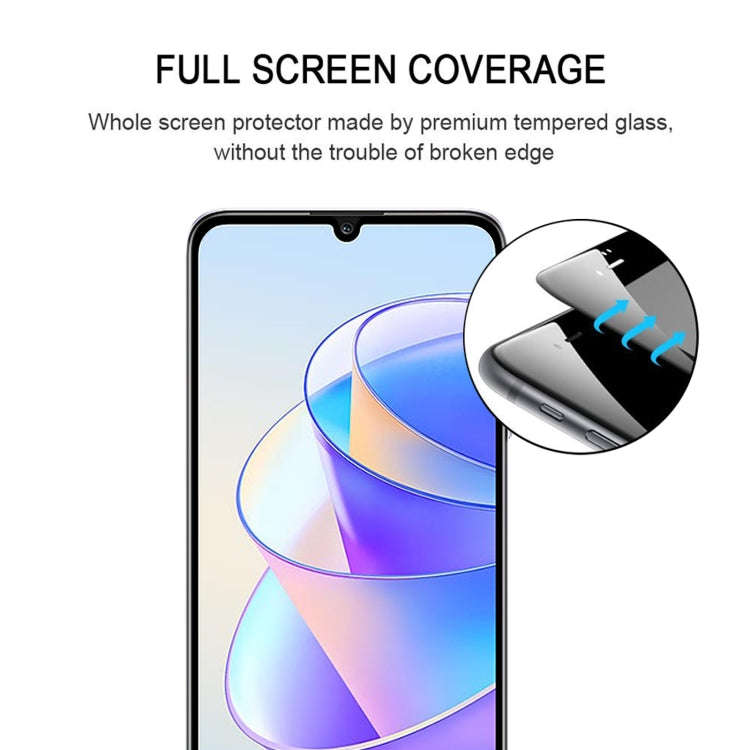 For Honor Play 40 Plus / Play7T 25pcs Full Glue Full Screen Tempered Glass Film