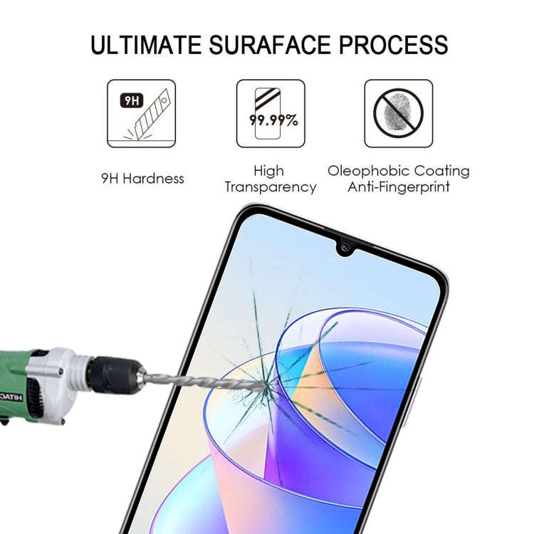 For Honor Play 40 Plus / Play7T 25pcs Full Glue Full Screen Tempered Glass Film