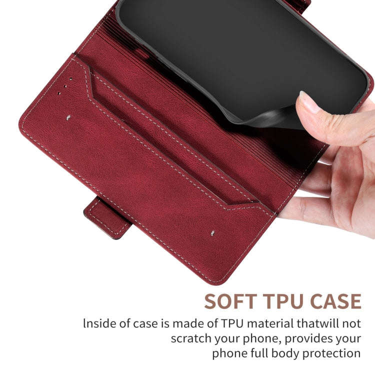 For Google Pixel 7 Pro Stitching Side-Magnetic RFID Leather Phone Case(Red)