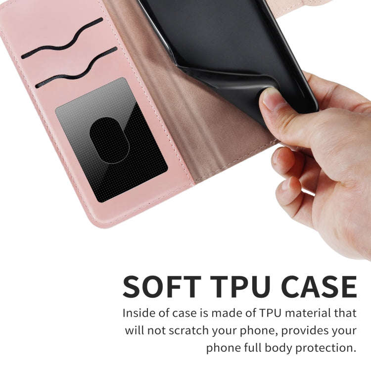 For Google Pixel 7 Life Tree Embossing Pattern Horizontal Flip Leather Phone Case(Rose Gold)