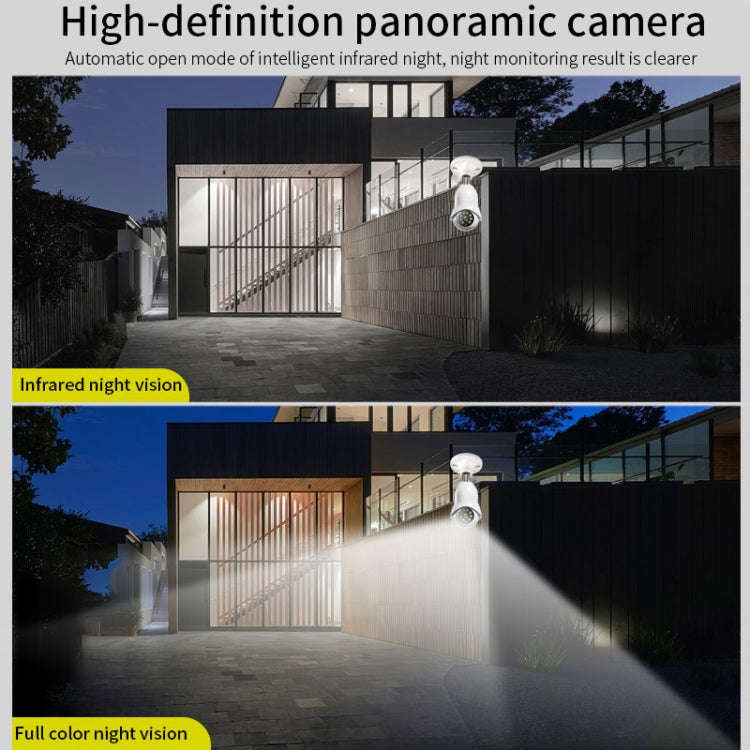 DP31 2.0MP HD Light Bulb WiFi Surveillance Camera, Support Motion Detection, Night Vision, Dual L...
