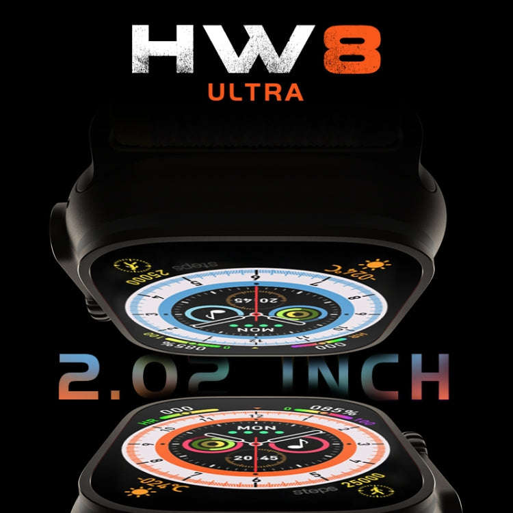 HW8 Ultra 2.02 inch TFT Screen Smart Watch, IP67 Waterproof Support Heart Rate & Blood Oxygen Mon...