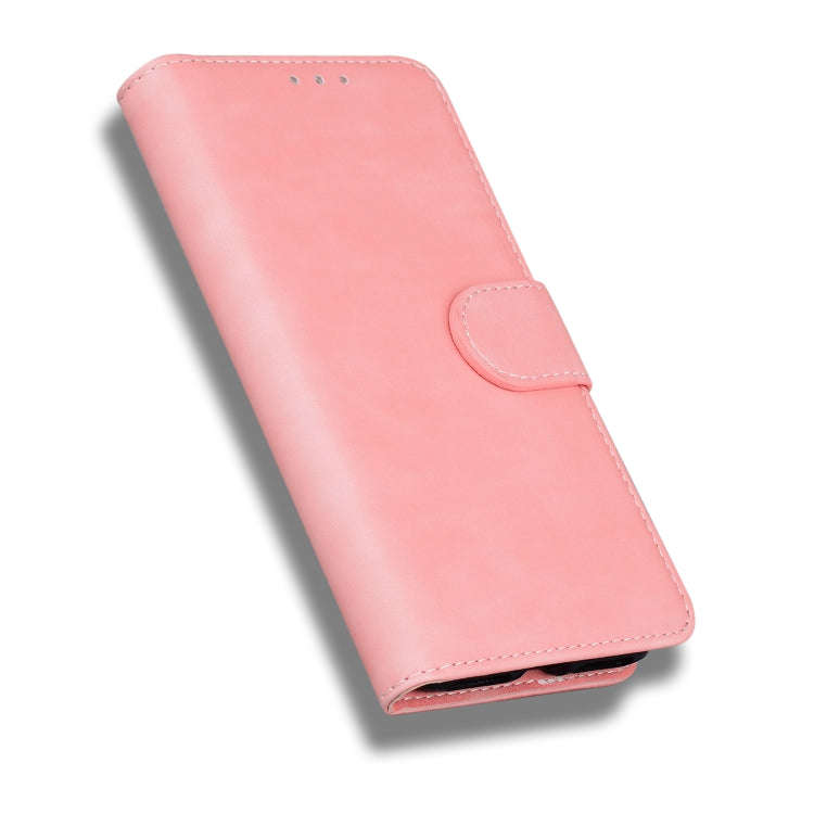 For Tecno Camon 19 Neo Skin Feel Pure Color Flip Leather Phone Case(Pink)