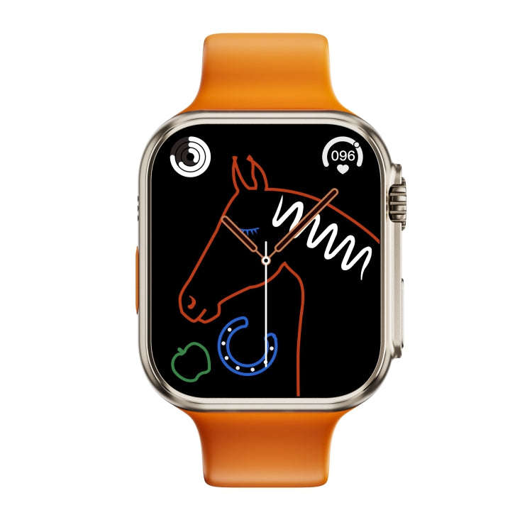 WS8 Pro 2.0 inch IPS Full Touch Screen Smart Watch, IP67 Waterproof Support Heart Rate & Blood Ox...