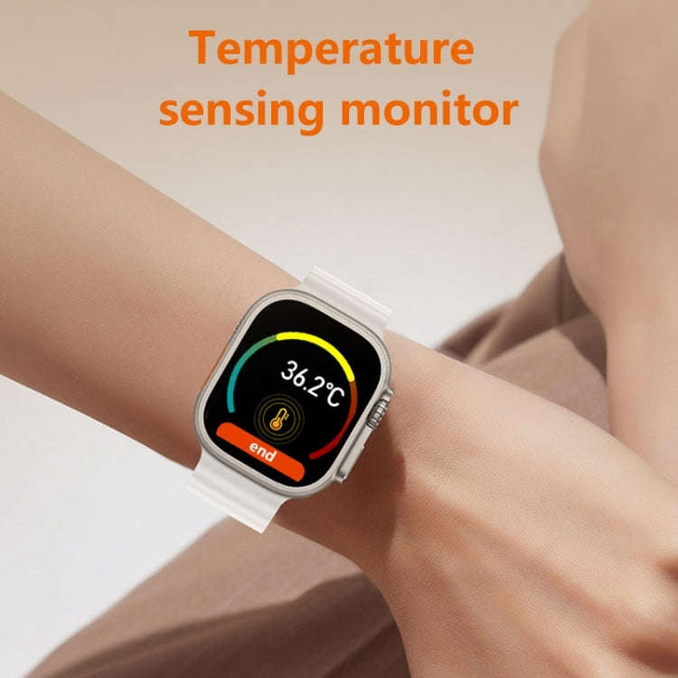 WS8 Pro 2.0 inch IPS Full Touch Screen Smart Watch, IP67 Waterproof Support Heart Rate & Blood Ox...