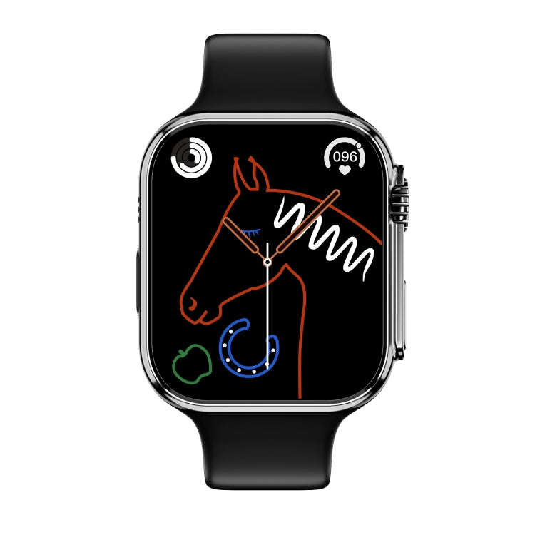 WS8 Plus 2.0 inch IPS Full Touch Screen Smart Watch, IP68 Waterproof Support Heart Rate & Blood O...