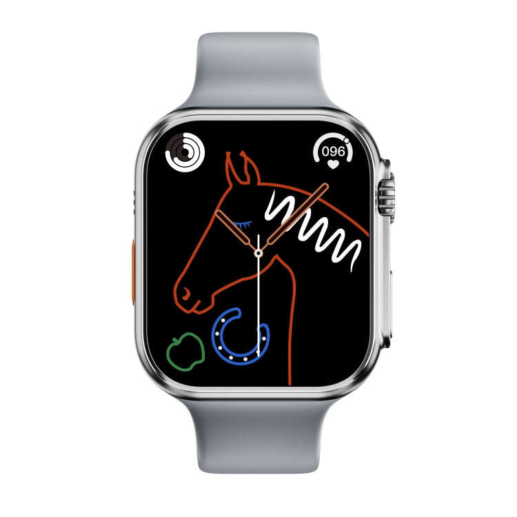 WS8 Plus 2.0 inch IPS Full Touch Screen Smart Watch, IP68 Waterproof Support Heart Rate & Blood O...
