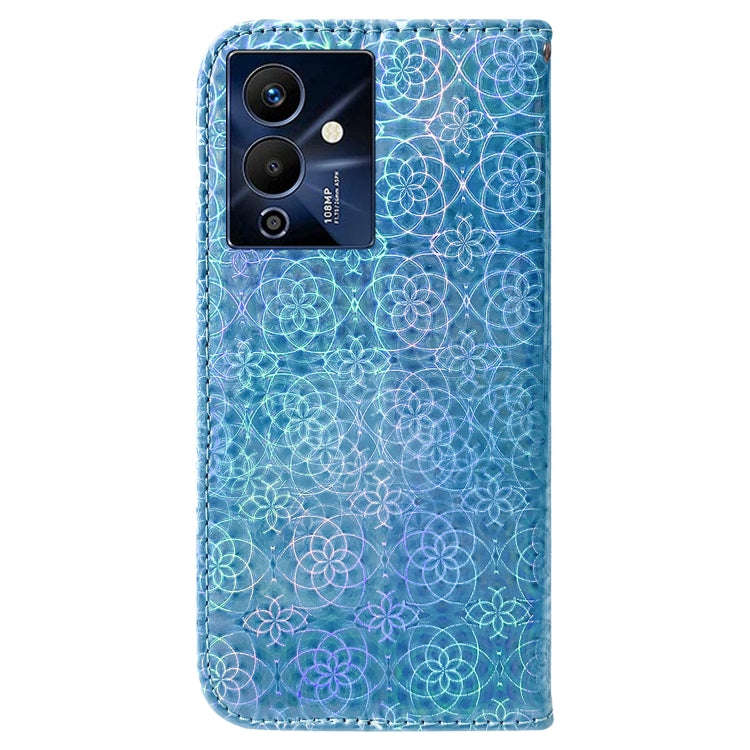 For Infinix Note 12 Pro 5G Colorful Magnetic Buckle Leather Phone Case(Blue)
