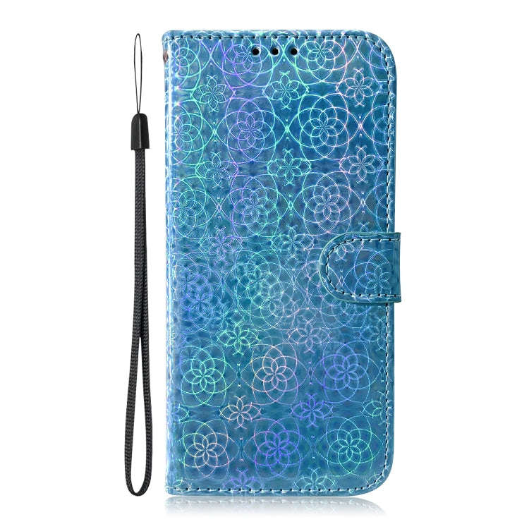 For Tecno Camon 19 Neo Colorful Magnetic Buckle Leather Phone Case(Blue)