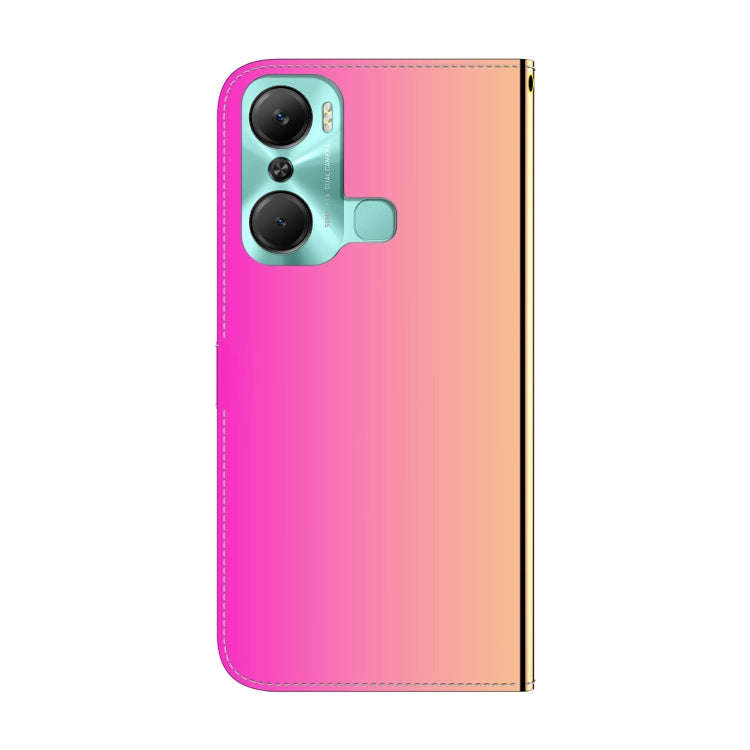 For Infinix Hot 12 Pro Imitated Mirror Surface Leather Phone Case(Gradient Color)