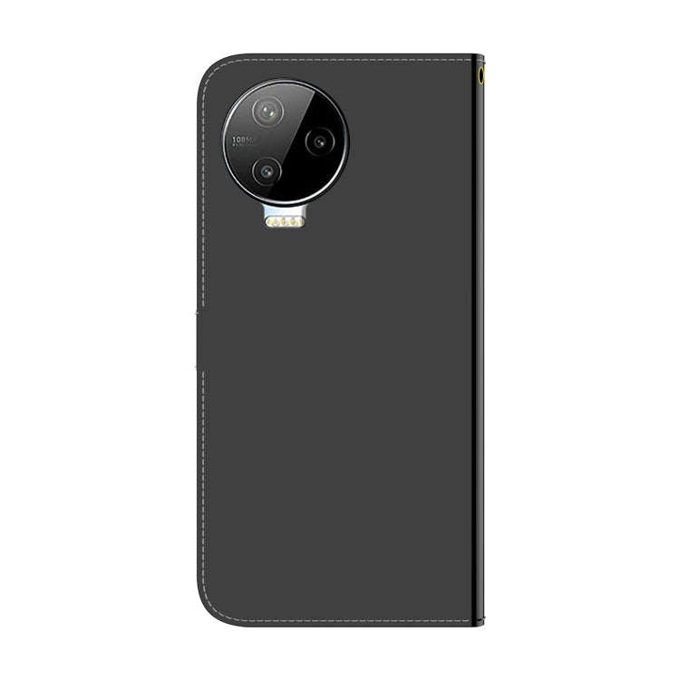 For Infinix Note 12 Pro 4G Imitated Mirror Surface Leather Phone Case(Black)