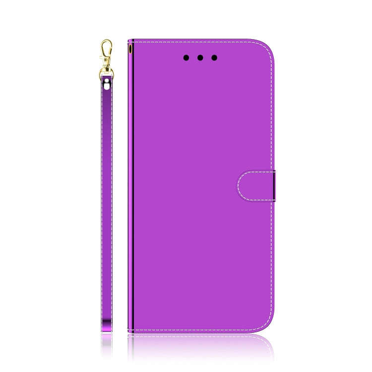 For Infinix Note 12 Pro 5G Imitated Mirror Surface Leather Phone Case(Purple)