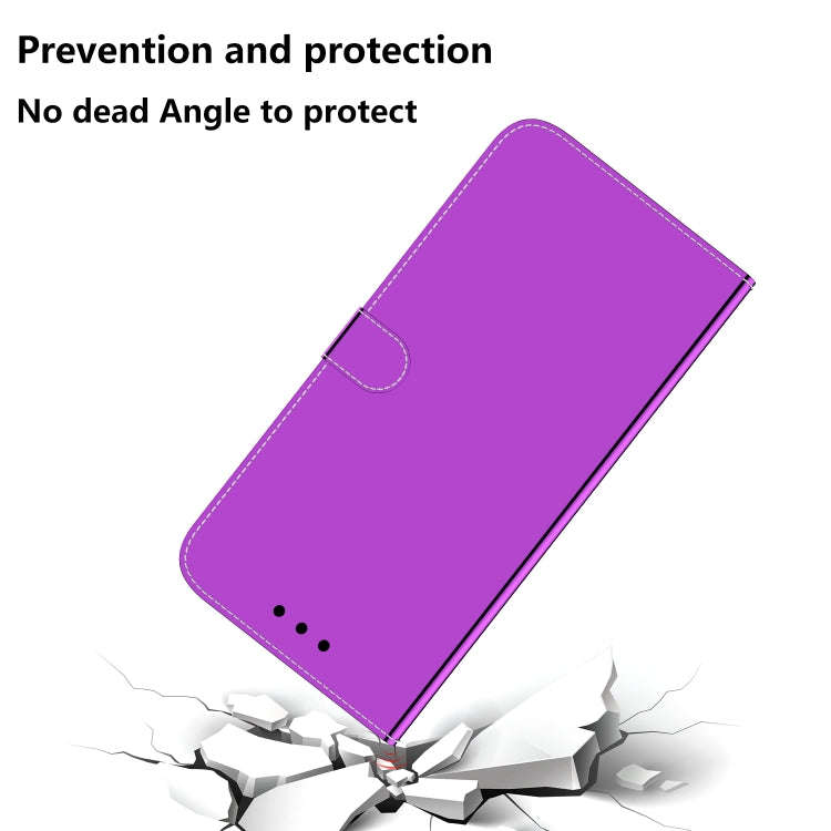 For Infinix Note 12 Pro 5G Imitated Mirror Surface Leather Phone Case(Purple)