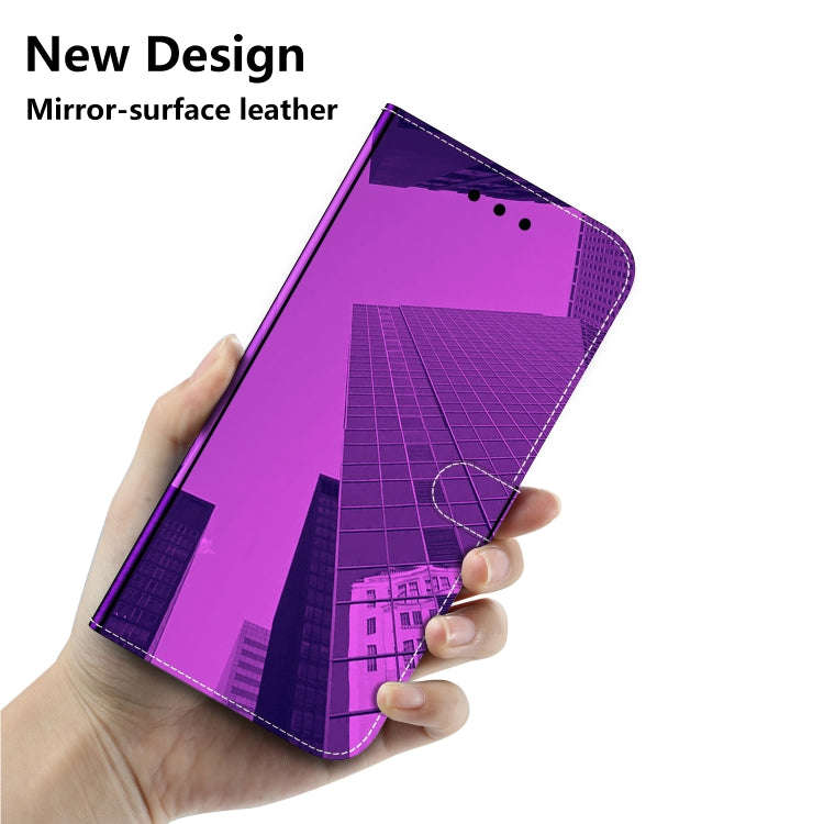 For Infinix Note 12 Pro 5G Imitated Mirror Surface Leather Phone Case(Purple)