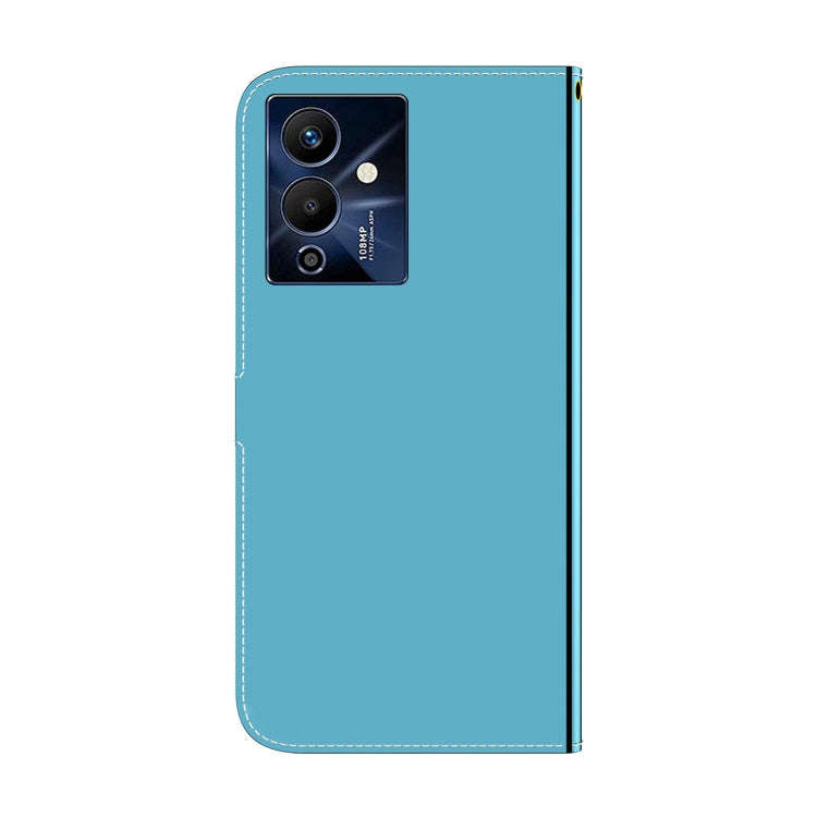 For Infinix Note 12 Pro 5G Imitated Mirror Surface Leather Phone Case(Blue)