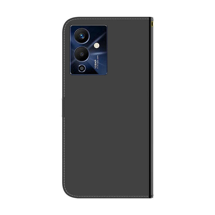 For Infinix Note 12 Pro 5G Imitated Mirror Surface Leather Phone Case(Black)