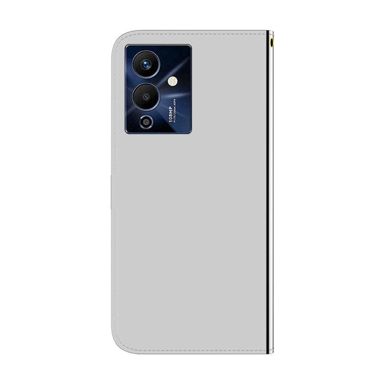 For Infinix Note 12 Pro 5G Imitated Mirror Surface Leather Phone Case(Silver)
