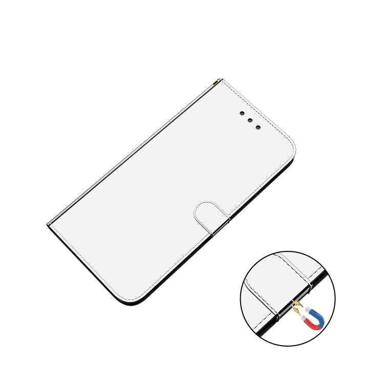 For Infinix Smart 6 Plus Imitated Mirror Surface Leather Phone Case(Silver)