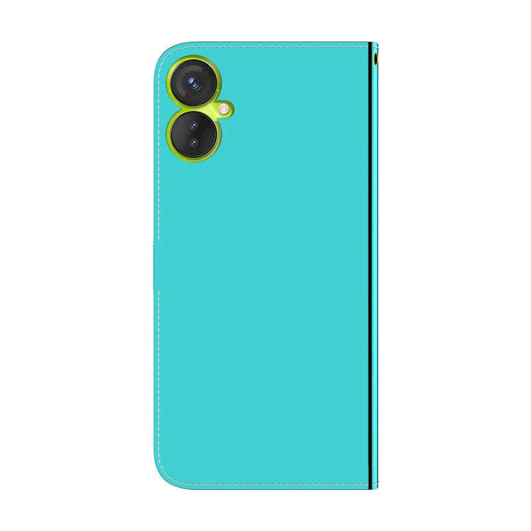 For Tecno Camon 19 Neo Imitated Mirror Surface Leather Phone Case(Mint Green)