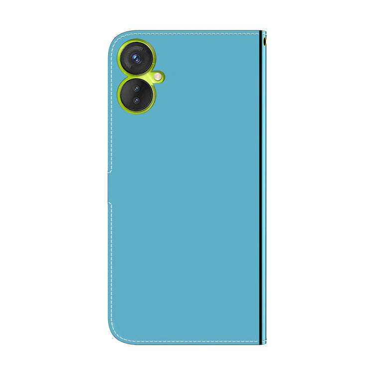For Tecno Camon 19 Neo Imitated Mirror Surface Leather Phone Case(Blue)