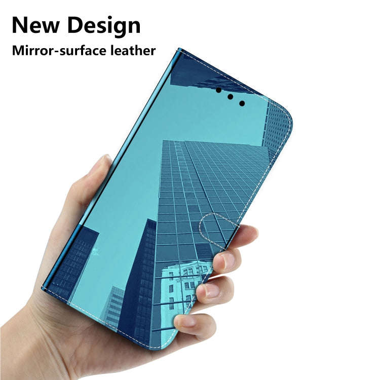 For Tecno Camon 19 Neo Imitated Mirror Surface Leather Phone Case(Blue)