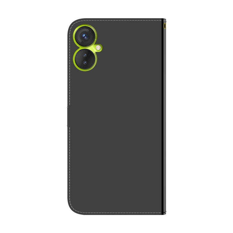 For Tecno Camon 19 Neo Imitated Mirror Surface Leather Phone Case(Black)
