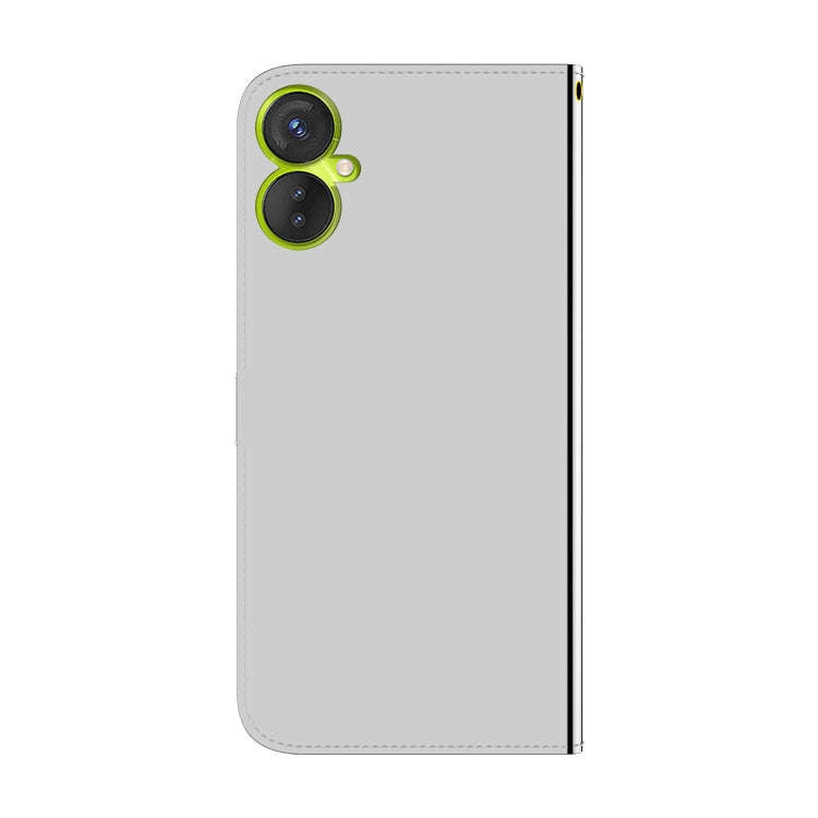 For Tecno Camon 19 Neo Imitated Mirror Surface Leather Phone Case(Silver)