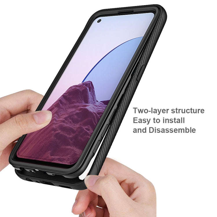 For OnePlus Nord N20 5G / OPPO Reno7 Z 5G / Reno8 Lite 5G  Starry Sky Solid Color Shockproof TPU ...