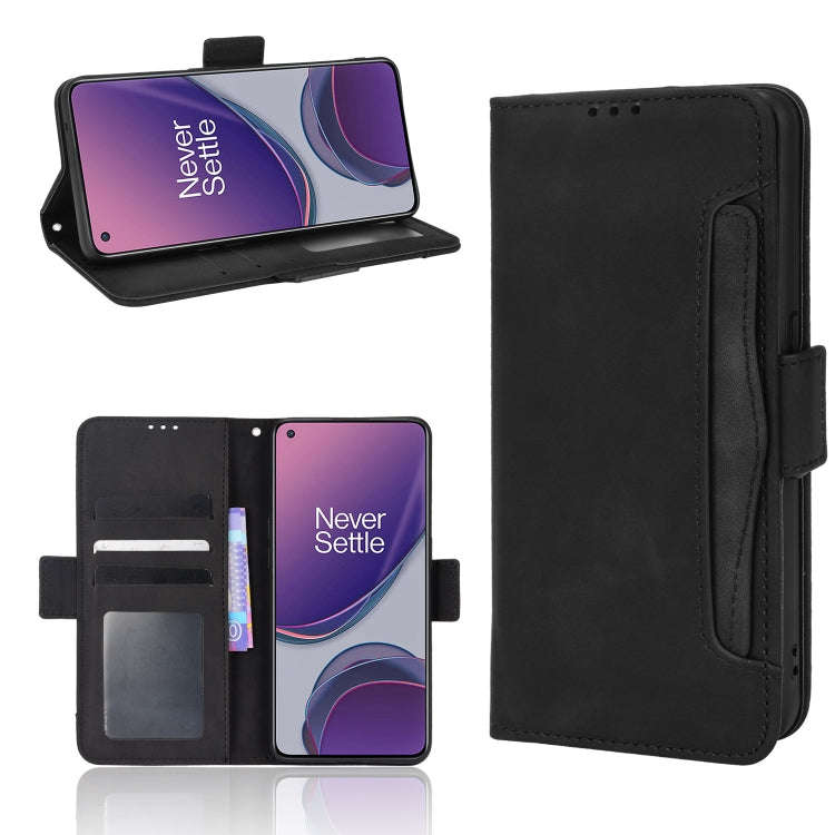 For OnePlus Nord N20 5G Skin Feel Calf Texture Card Slots Leather Phone Case(Black)