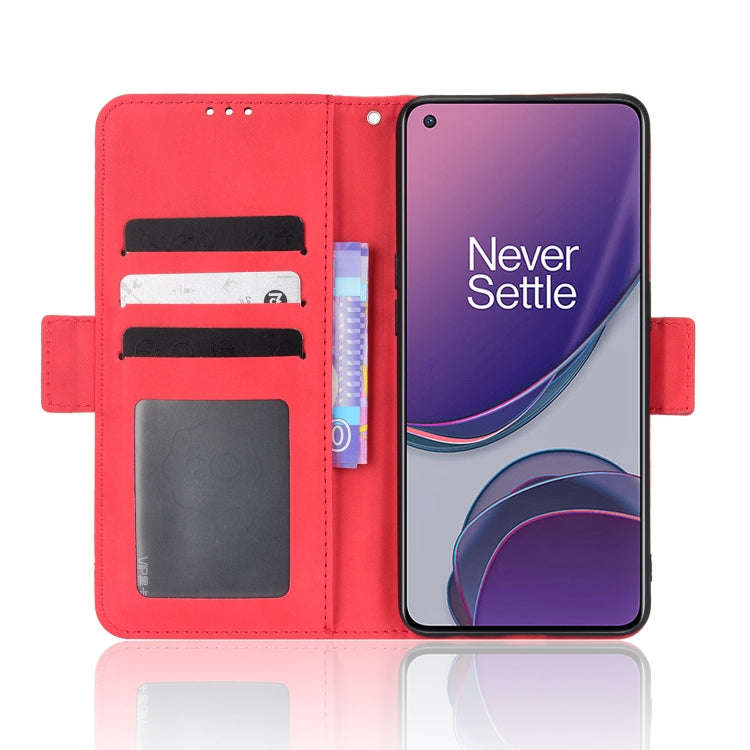 For OnePlus Nord N20 5G Skin Feel Calf Texture Card Slots Leather Phone Case(Red)