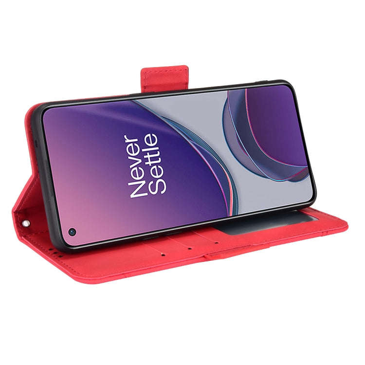 For OnePlus Nord N20 5G Skin Feel Calf Texture Card Slots Leather Phone Case(Red)